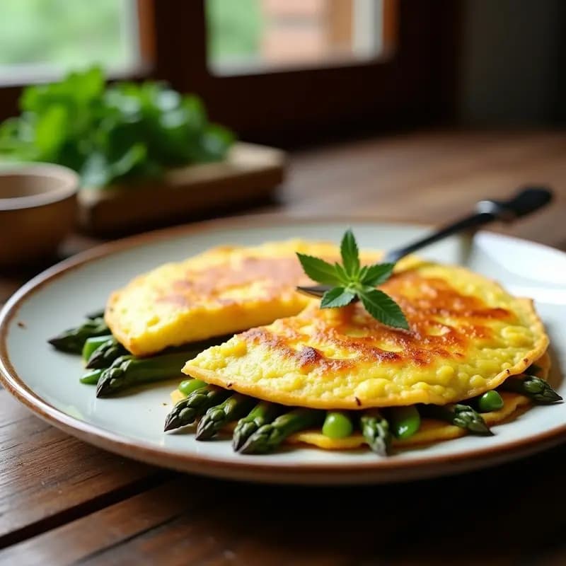 Tortilla de Espárragos Trigos: Receta Rápida con Alto Contenido en Hierro