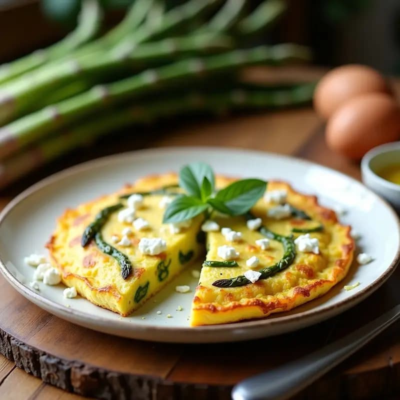 Tortilla de Espárragos Trigos Verdes: Receta en Olla Rápida con Toque Primaveral