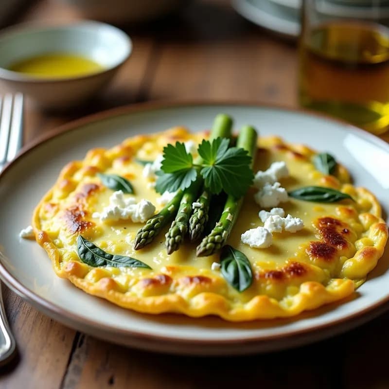 Tortilla de Espárragos Trigos Verdes: Receta Rápida y Alta en Fibra en 15 Minutos