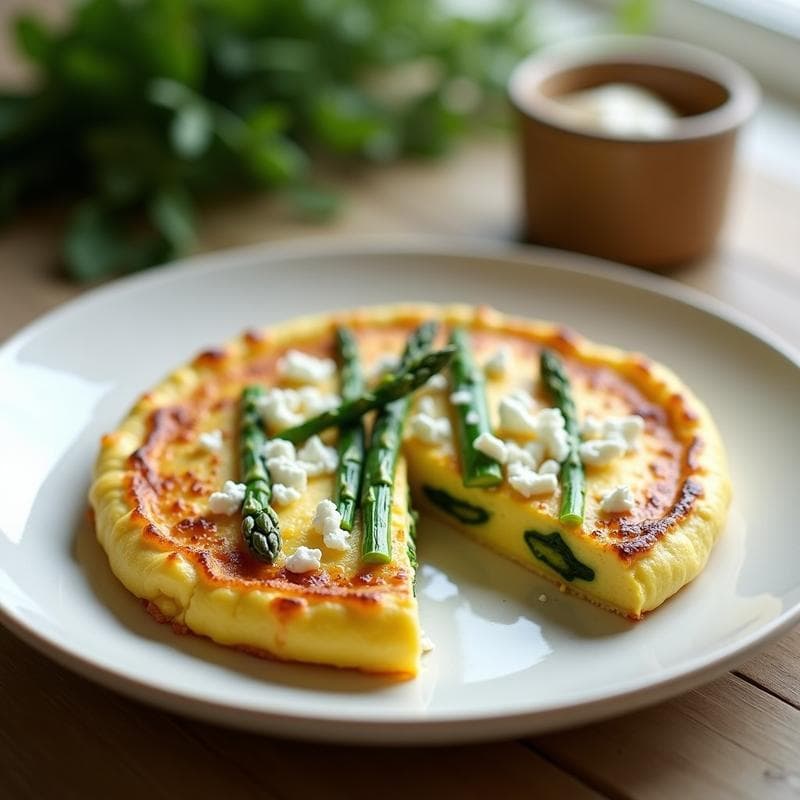 Tortilla de Espárragos Trigos Verdes: Receta de Primavera con Toque Crujiente en 25 Minutos