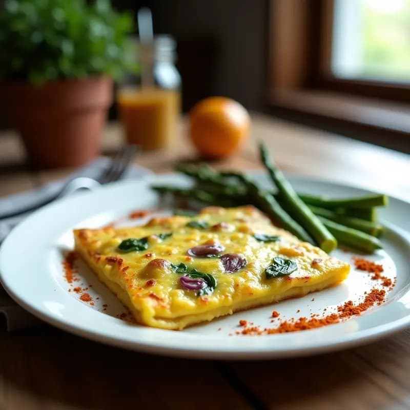 Tortilla de Espárragos Trigueros Ahumados: Receta en Thermomix con Sabor Profundo y Sin Frito