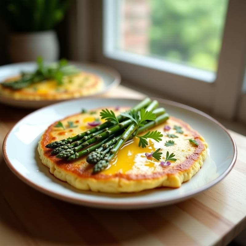 Tortilla de Espárragos Trigueros con Huevo de Camelina: Receta Primaveral Alta en Omega-3