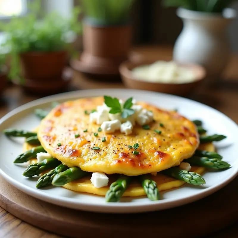 Tortilla de Espárragos Trigueros con Huevo Ecológico: Receta de Primavera Ligera y Nutritiva