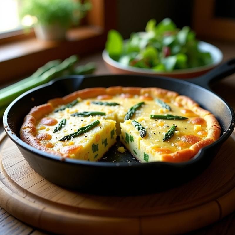 Tortilla de Espárragos Trigueros y Patata: Receta de Temporada Fácil y Nutritiva