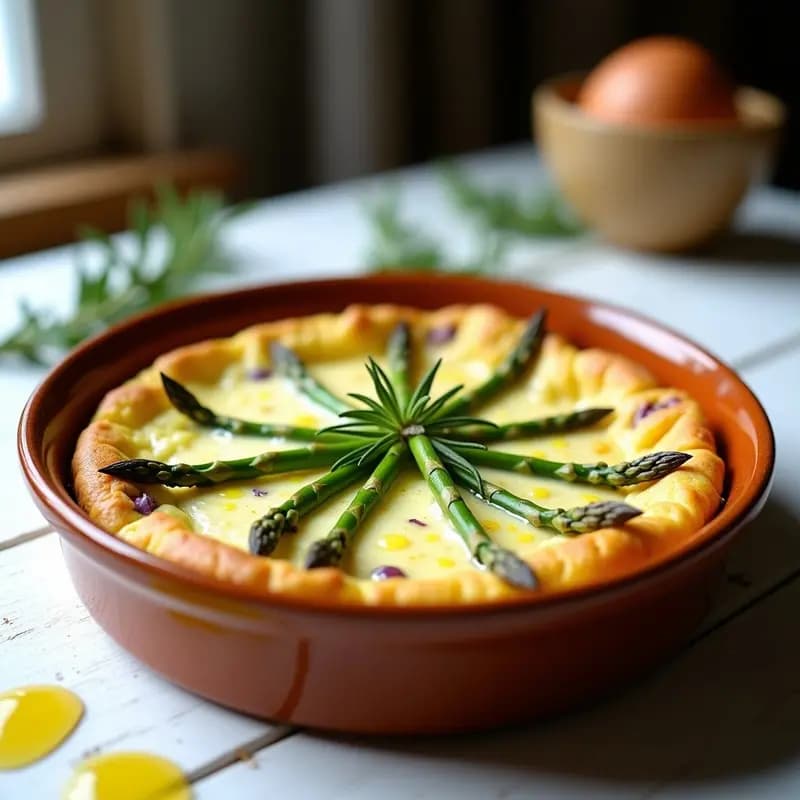 Tortilla de Espárragos Trigueros: Receta Keto Fácil y Alta en Proteínas