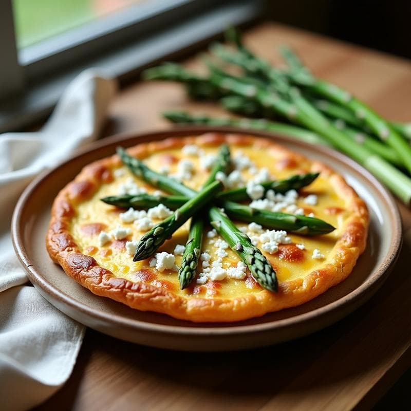 Tortilla de Espárragos Trigueros: Receta en Ollas Superpuestas con Textura Cremosa