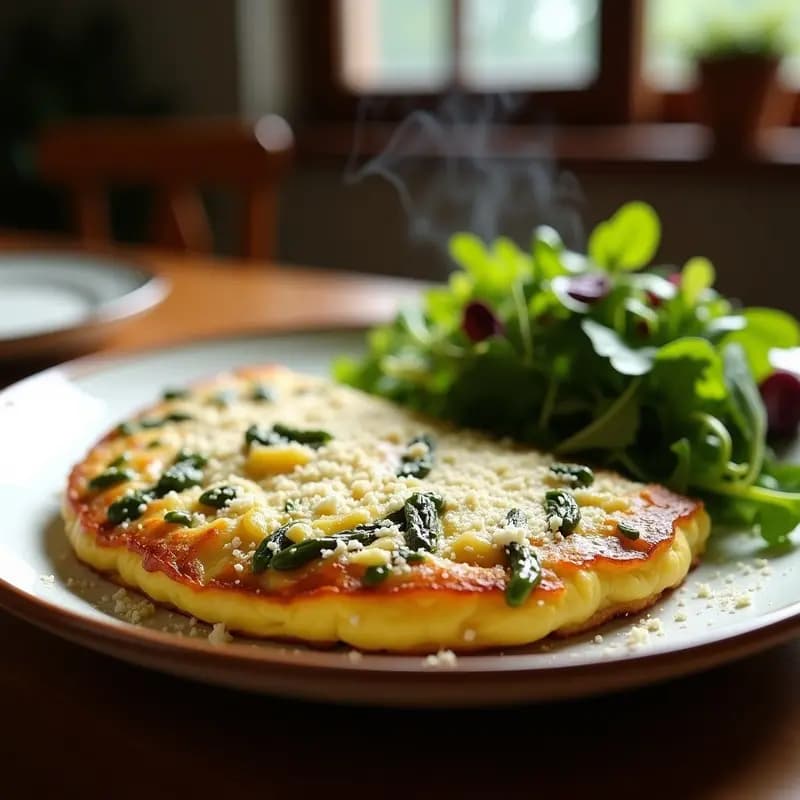 Tortilla de Espárragos Trigueros y Ternera: Receta Alta en Hierro con Toque Umami en 25 Minutos