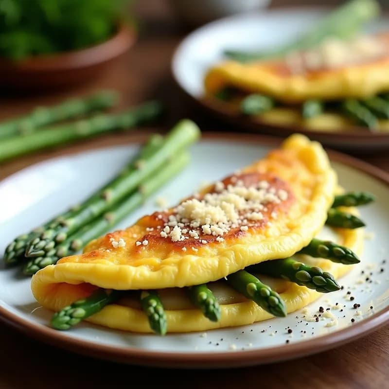 Tortilla de Espárragos Trigueros: Receta en Thermomix Ultra Cremosa y Sin Grumos