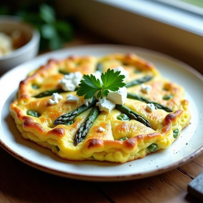 Tortilla de Espárragos Verdes en Thermomix: Receta Cremosa y Sin Esfuerzo en 20 Minutos