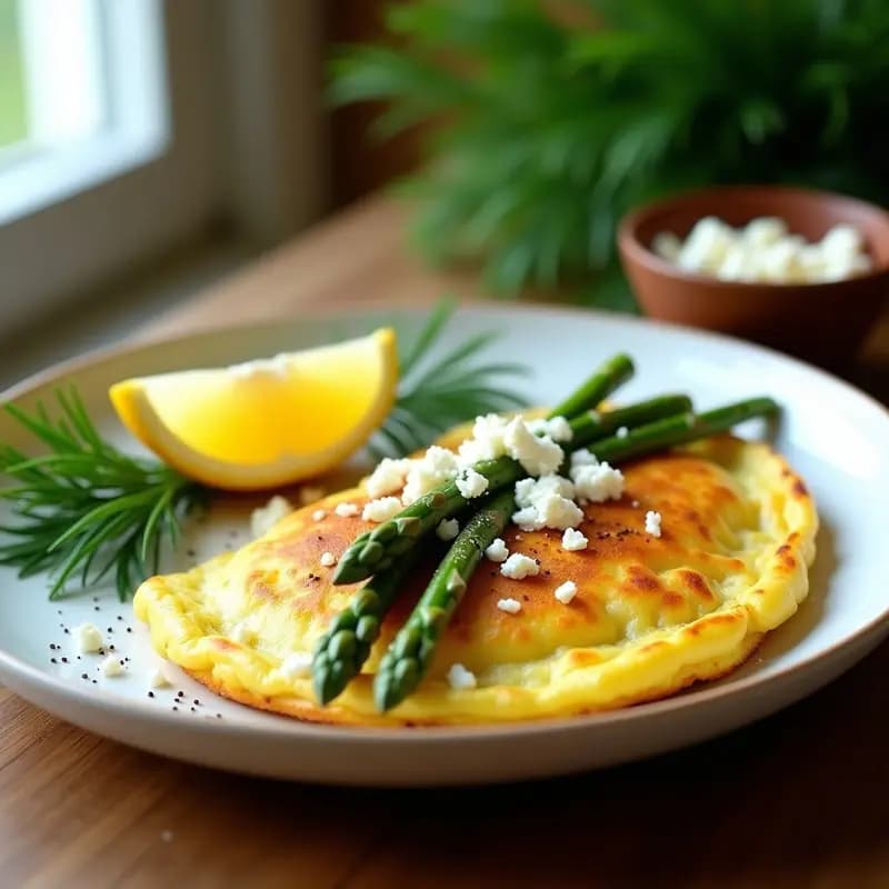 Tortilla de Espárragos trigueros: Receta Primaveral con Huevo Esponjoso y Bajo en Calorías