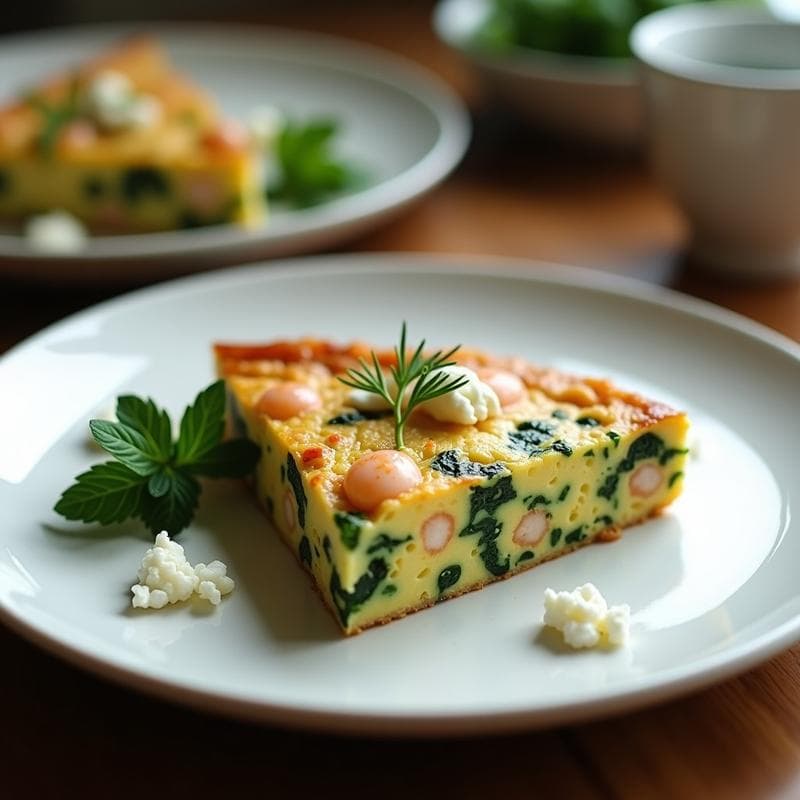 Tortilla de Espinacas y Gambas: Receta en Thermomix Ultraesponjosa y Alta en Proteína