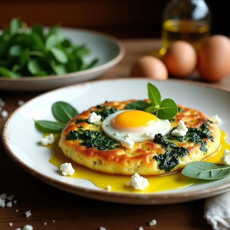 Tortilla de Espinacas y Huevos de Codorniz con Aceite de Camelina: Receta Alta en Omega-3 en 15 Minutos