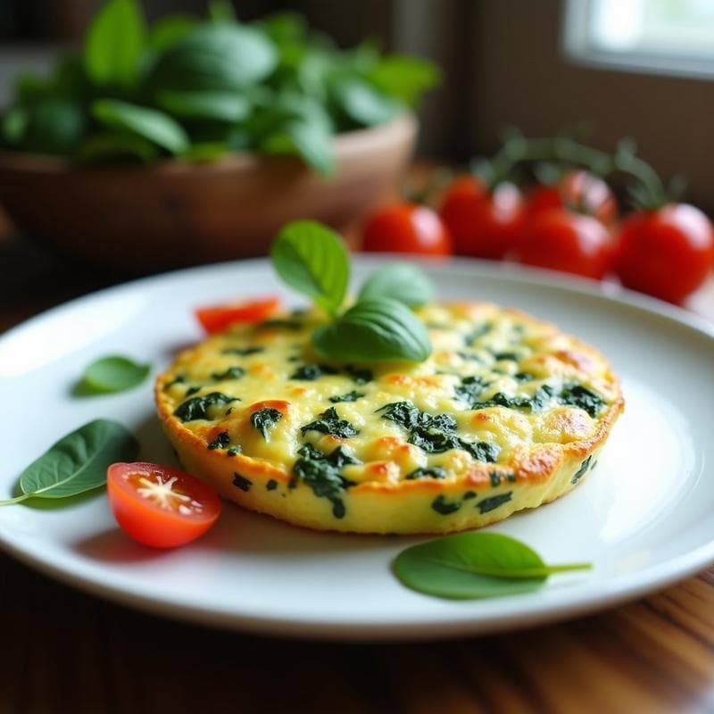 Tortilla de Espinacas y Queso de Cabra en Thermomix: Receta Express y Sin Harina en 15 Minutos