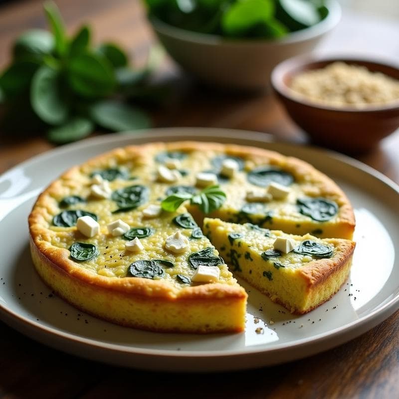 Tortilla de Espinacas y Quinoa al Horno: Receta Saludable y Sin Aceite en 30 Minutos