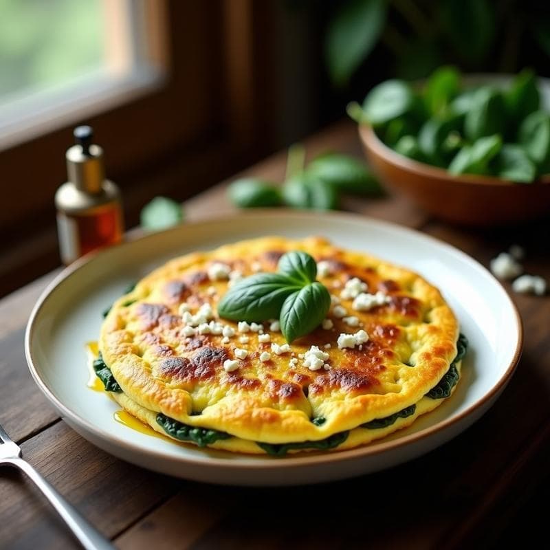 Tortilla de Espinacas y Trufa: Receta en Thermomix con Textura Esponjosa y Aroma Intenso