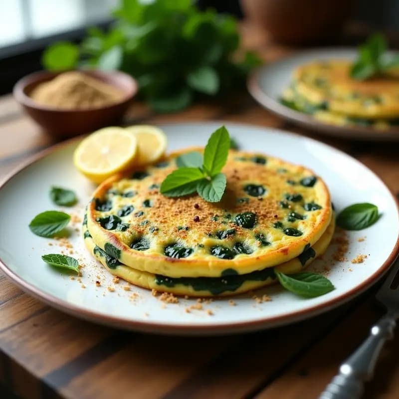 Tortilla de Espinacas con Zaatar: Receta en Thermomix Esponjosa y con Toque Árabe