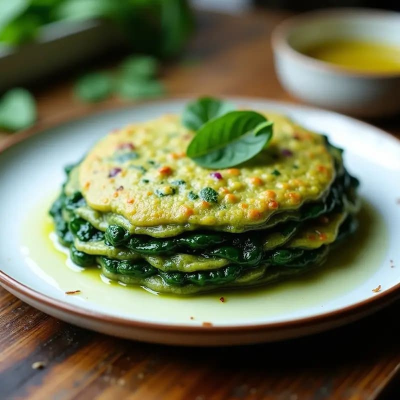 Tortilla de Espirulina y Espinacas en Thermomix: Receta Verde y Nutritiva en 15 Minutos