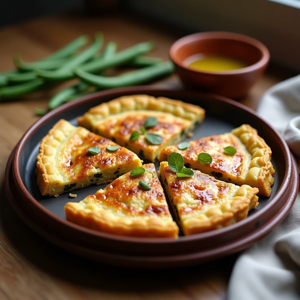 Tortilla de Garbanzos y Ebira con Cebolla Morada: Receta Española de Aprovechamiento en Thermomix