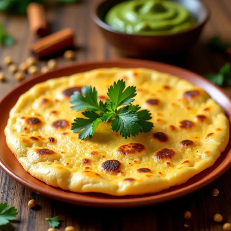 Tortilla de Garbanzos (Farata): Receta India Sin Gluten y Keto
