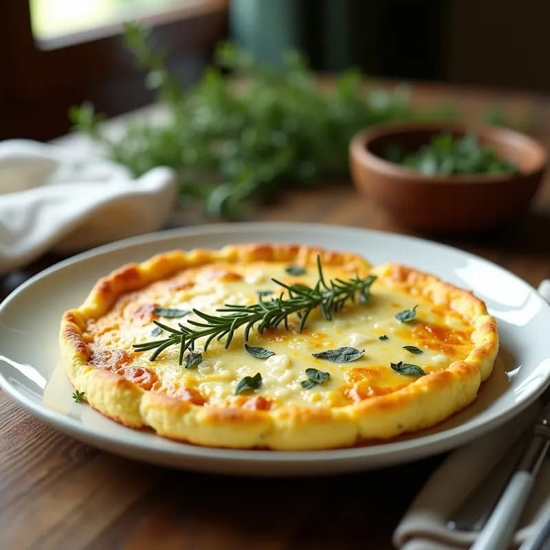 Tortilla de Hierbas Provenzales: Receta en Thermomix Ultra Esponjosa y Aromática