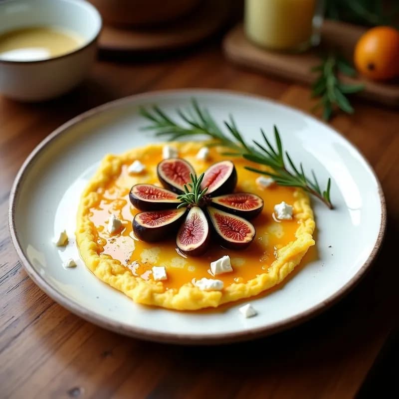 Tortilla de Higos Caramelizados con Miel y Romero: Receta Dulce y Salada en 20 Minutos