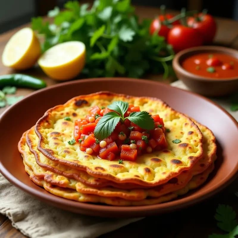 Tortilla de Papa y Chorizo Colorado con Pebre: Receta Chilena Picante y Sustanciosa