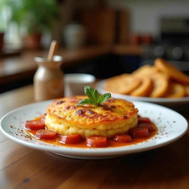 Tortilla de Papas y Chorizo Ibérico: Receta Española para Desayuno o Cena