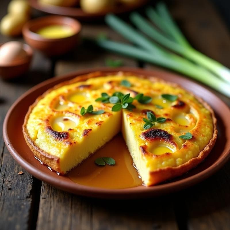 Tortilla de Patata con Aceite de Oliva Virgen: Receta Tradicional y Esponjosa
