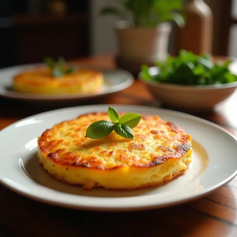 Tortilla de Patata con Aires Fritos: Receta Crujiente y Sin Voltear en Airfryer