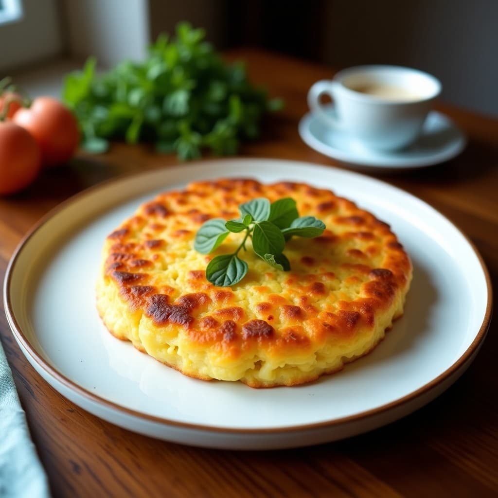 Tortilla de Patata y Algas Dulse con Aceite de Algodón: Desayuno Marino Sin Lactosa