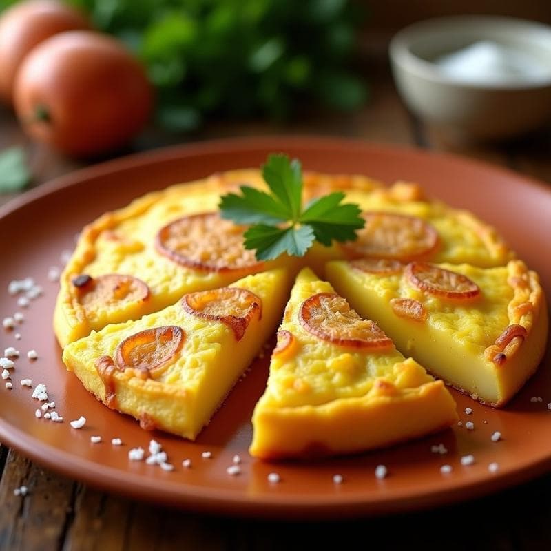 Tortilla de Patata con Azafrán: Receta en Olla a Presión Ultrajugosa en 20 Minutos