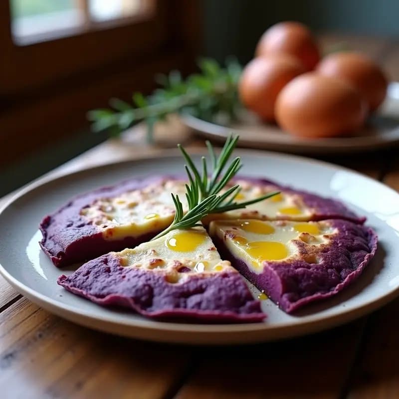 Tortilla de Patata Morada: Receta en Horno Sin Voltear y Alta en Antioxidantes