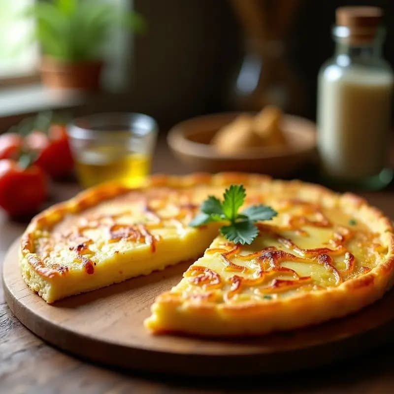 Tortilla de Patata Light: Receta Baja en Calorías en Airfryer en 20 Minutos