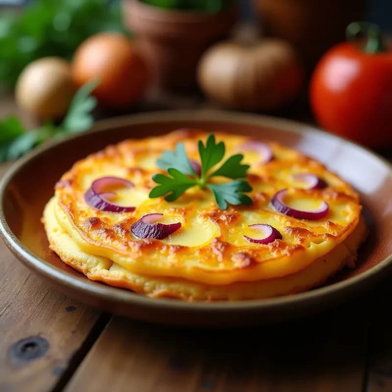 Tortilla de Patata y Batata: Receta Tradicional con Toque Dulce y Esponjosa