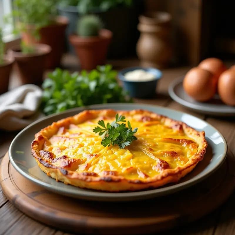 Tortilla de Patata y Berenjena al Horno: Receta Sin Aceite y Light en 30 Minutos
