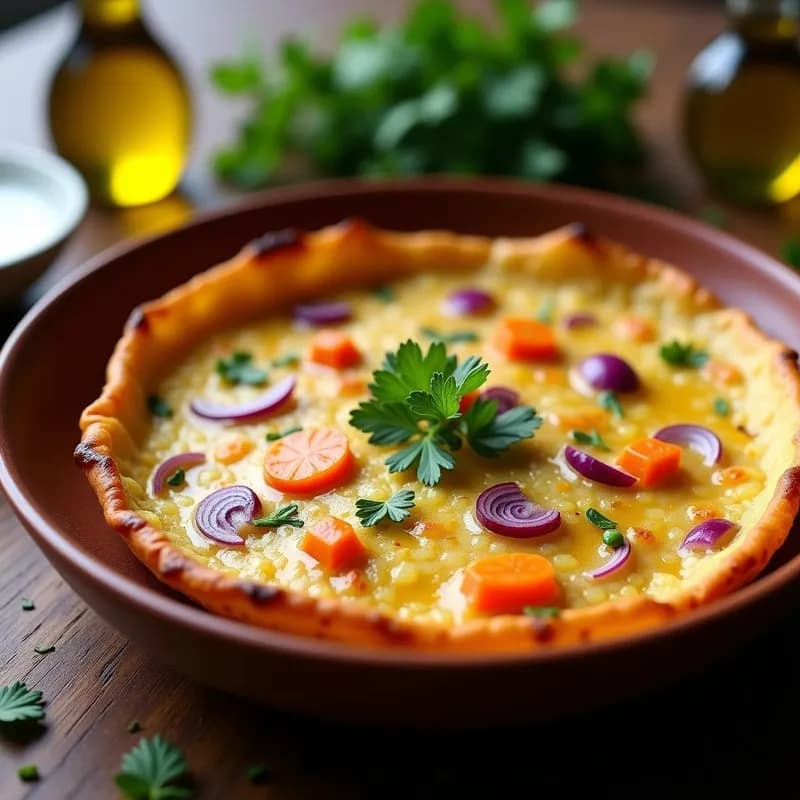 Tortilla de Patata y Boniato Vegana: Receta en Airfryer Sin Huevo y Ultrarrápida