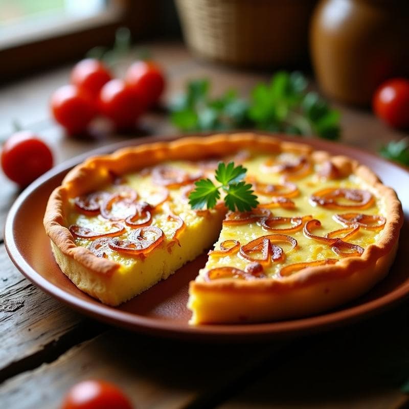 Tortilla de Patata con Cebolla Caramelizada: Receta en Olla a Presión Ultracremosa y Jugosa