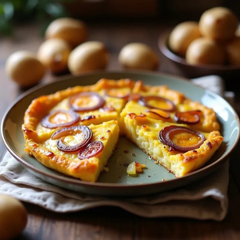 Tortilla de Patata y Cebolla en Thermomix: Ultra Esponjosa y Sin Grumos en 20 Minutos