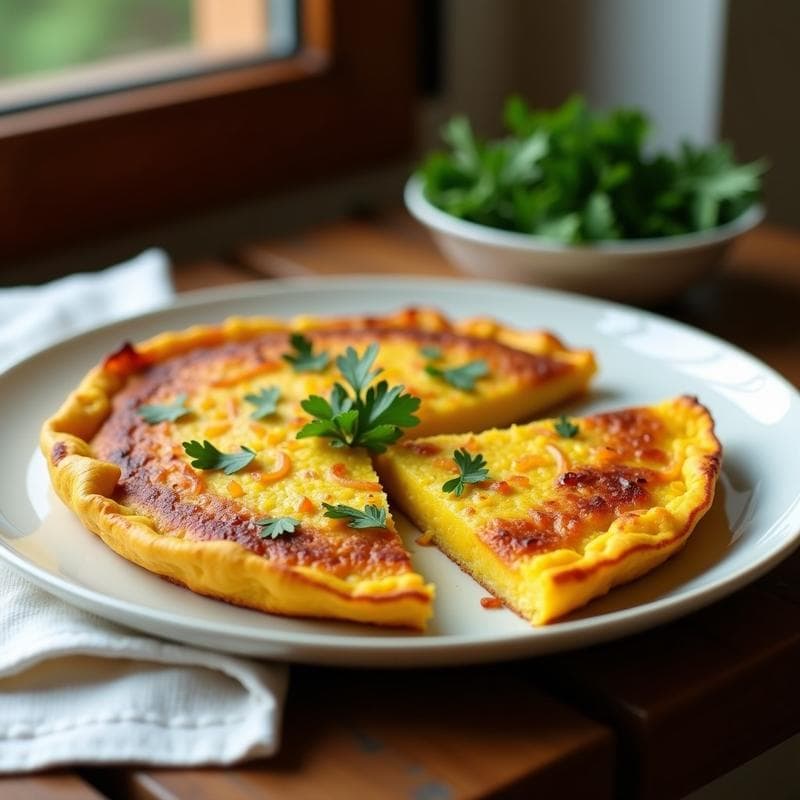 Tortilla de Patata con Cúrcuma en Airfryer: Receta Ultra Rápida y Antiinflamatoria