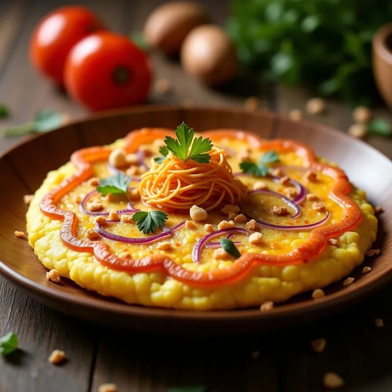 Tortilla de Patata con Ebi Fritura: Receta de Crujiente Japonés en 20 Minutos
