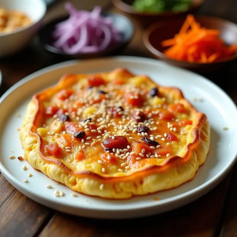 Tortilla de Patata y Kimchi: Receta Fusion Corea-España Alta en Probióticos