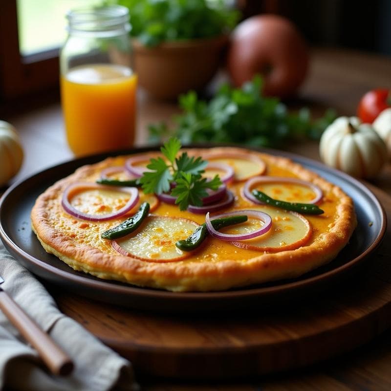 Tortilla de Patata y Pimiento del Padrón: Receta en Olla GM con Toque Gallego