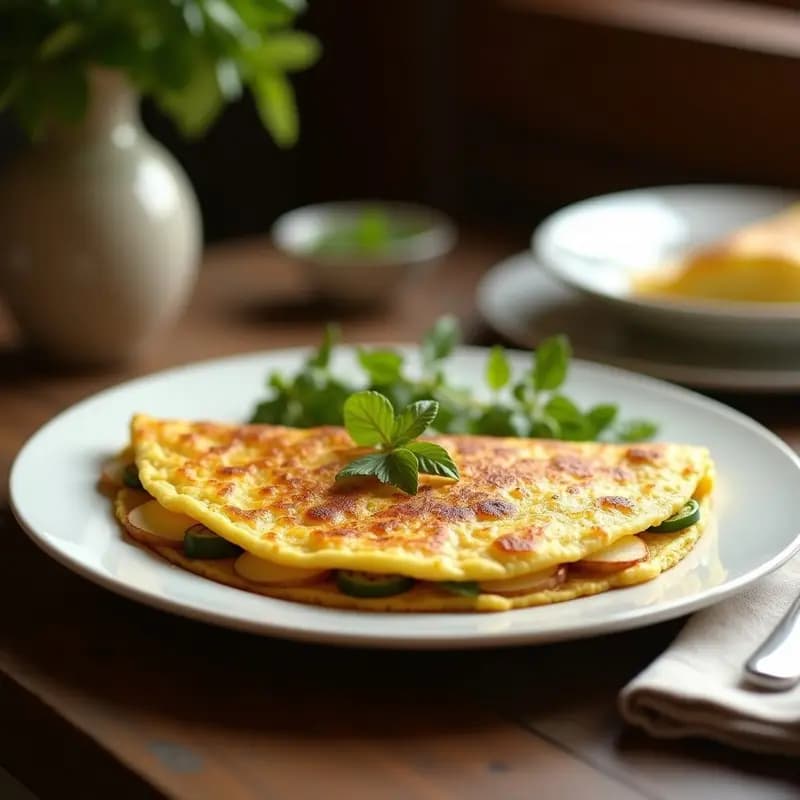 Tortilla de Patata y Pimiento Verde: Receta Clásica con Toque Canario y Sin Lactosa