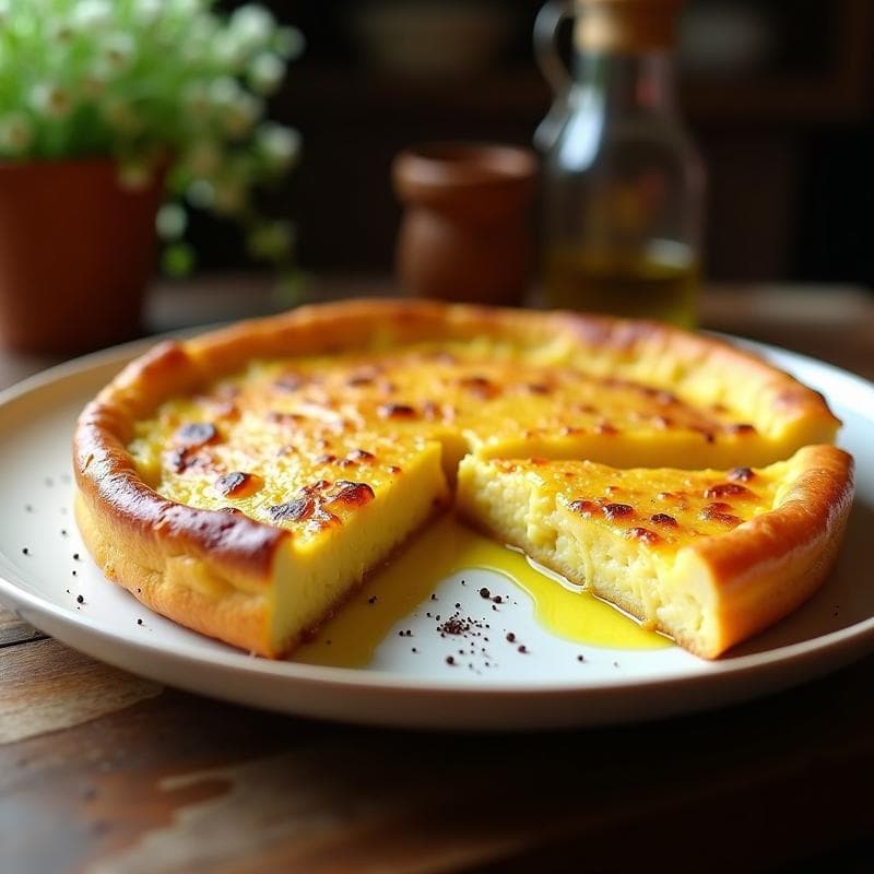 Tortilla de Patata y Puerro con Toque de Azafrán: Receta Tradicional con Giros Modernos