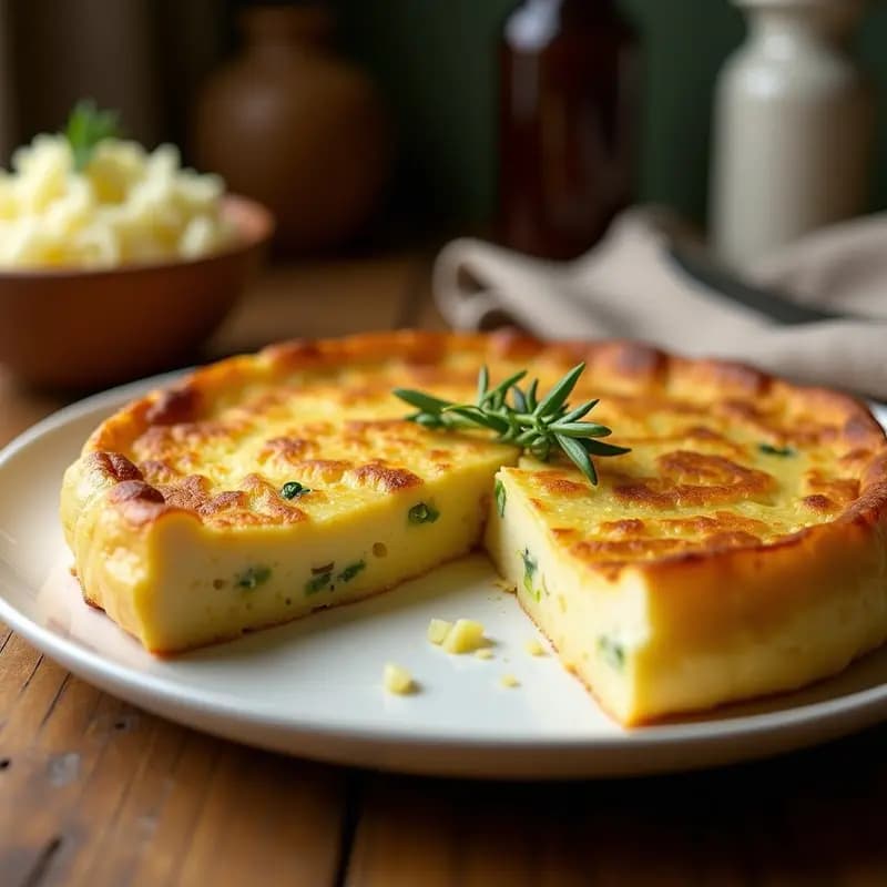 Tortilla de patata y puerro con truco de la abuela: Receta humilde pero deliciosa