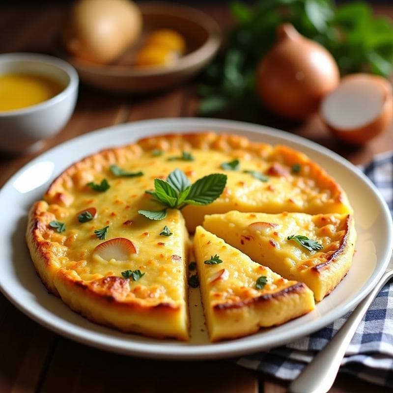 Tortilla de Patata Tradicional: Receta Española Fácil y Económica en 20 Minutos