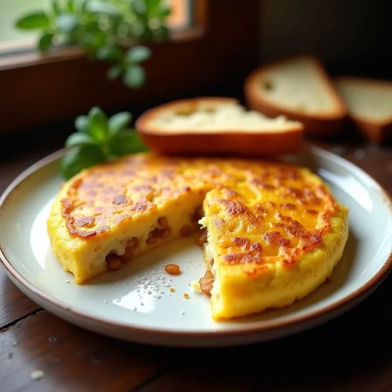 Tortilla de Patata Tradicional: Receta en Sartén sin Voltear