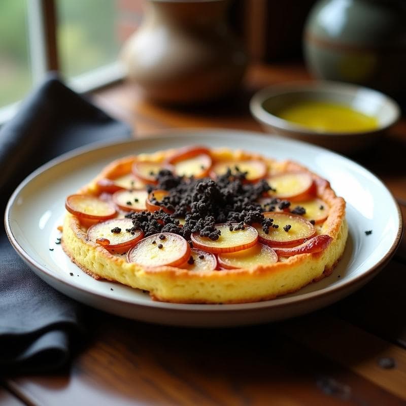 Tortilla de Patata con Trufa Negra: Receta de los Altos Andes en 25 Minutos