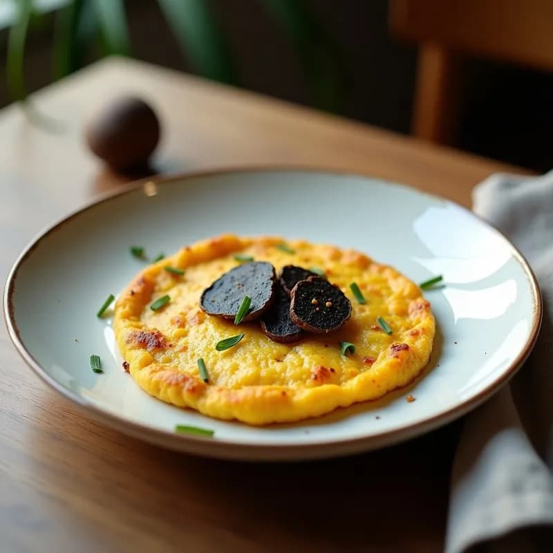 Tortilla de Patata con Trufa Negra: Receta en Thermomix Ultracremosa y Elegante