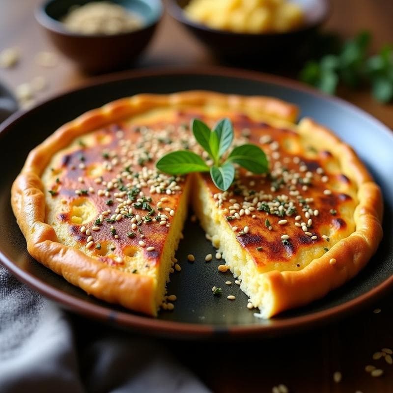 Tortilla de Patata al Zaatar: Receta al Horno con Exterior Crujiente y Interior Cremoso